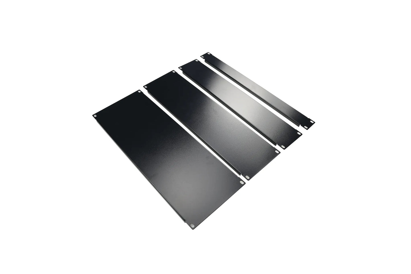 Acconet Blanking Plate, 2U, Black, 19"