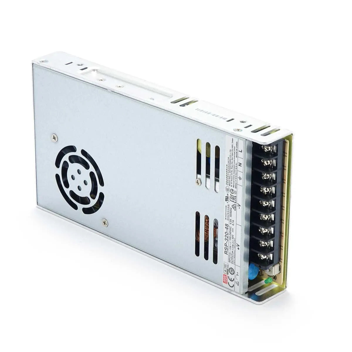 Mean Well 320W Single Output Enclosed AC-DC Power Supply 48VDC | RSP-320-48