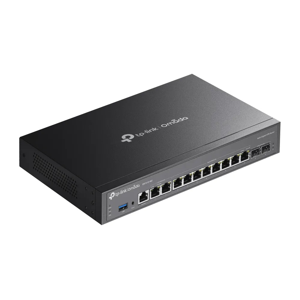 TP-Link Omada Multi-Gigabit VPN Router 2×2.5G RJ45 2×1G SFP 8×1G RJ45 1U Rackmount VPN