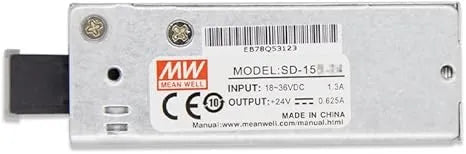 Mean Well - 15W Singe Output DC - DC Converter - 24VDC | SD-15C-24