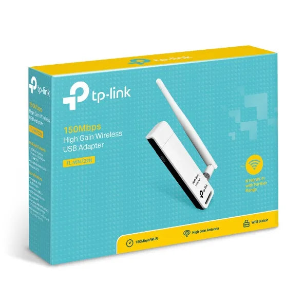 TP-Link 150Mbps High Gain Wi-Fi USB Adapter