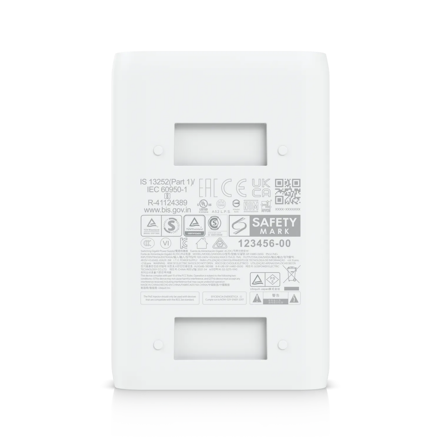 Ubiquiti Gigabit 48V 30W PoE+ Adapter | U-PoE+