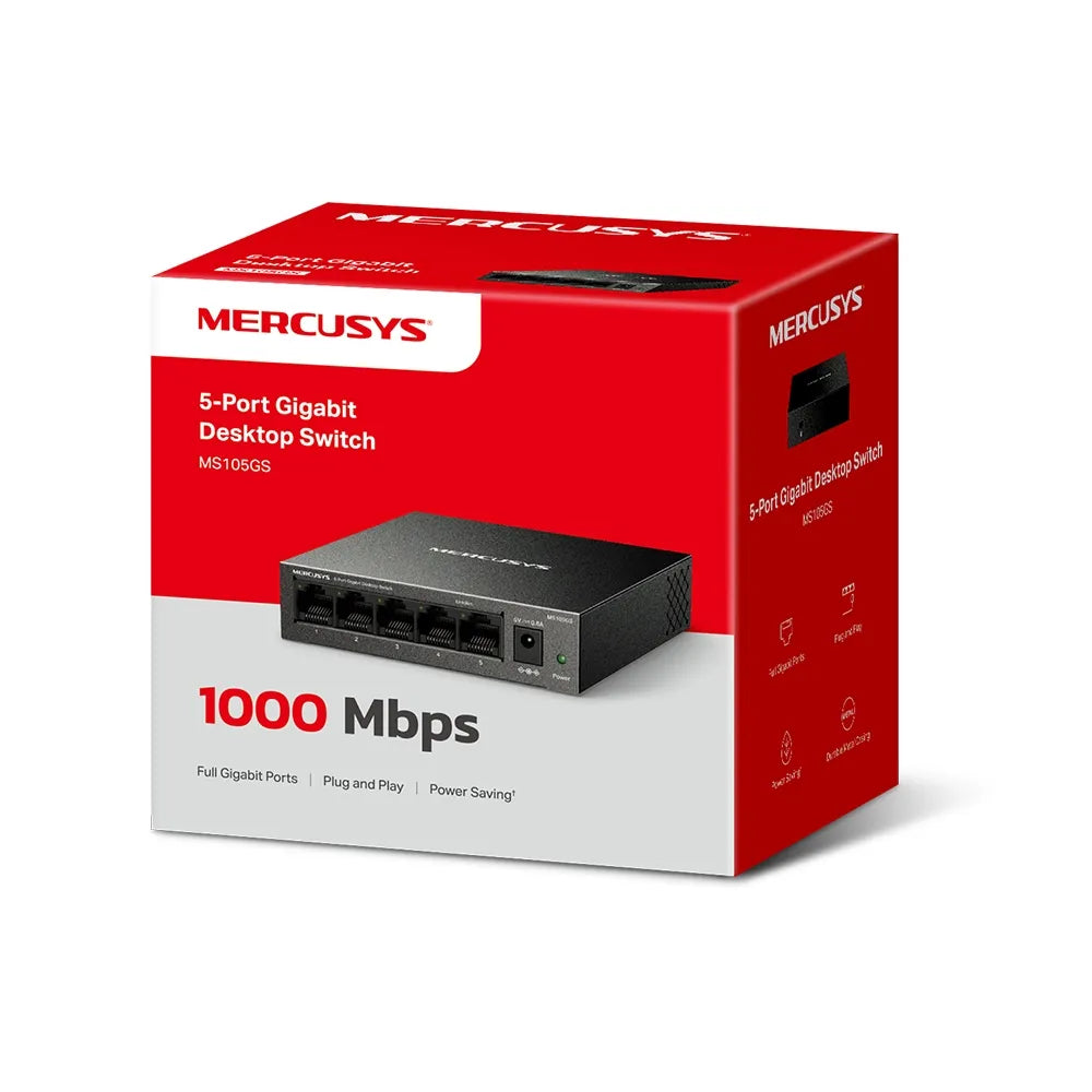 Mercusy 5-Port Gigabit Desktop Switch | MS105GS