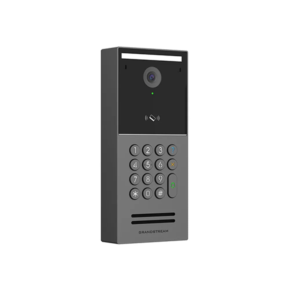 Grandstream SIP Doorphone intercom with 4MP video camera, IK10, RFID, Keypad