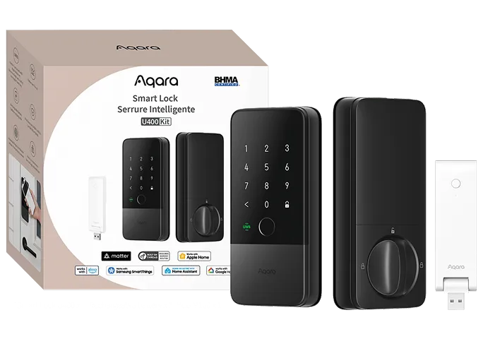 Aqara U400 Smart Door Lock Silver | DL-D16D