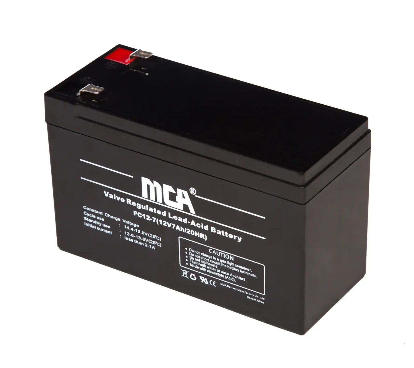 MCA AGM - General Purpose Battery 12V/ 7A