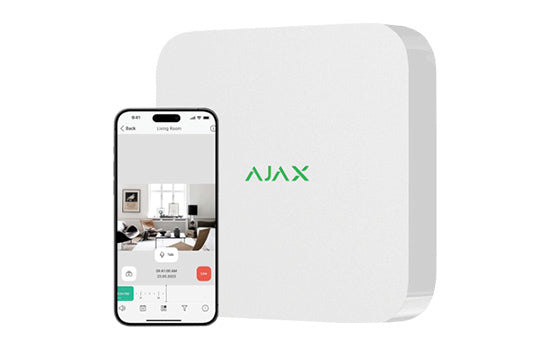 Ajax 8 CH NVR - White