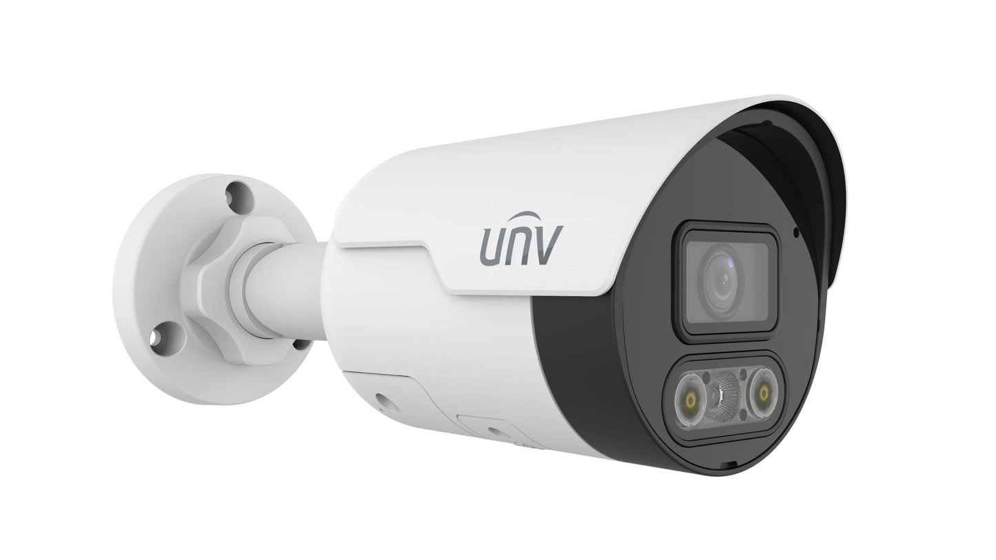 Uniview UNV 8MP Dual Light ColorHunter Bullet IP Camera 4mm | IPC2128LE-ADF40KMC-DL