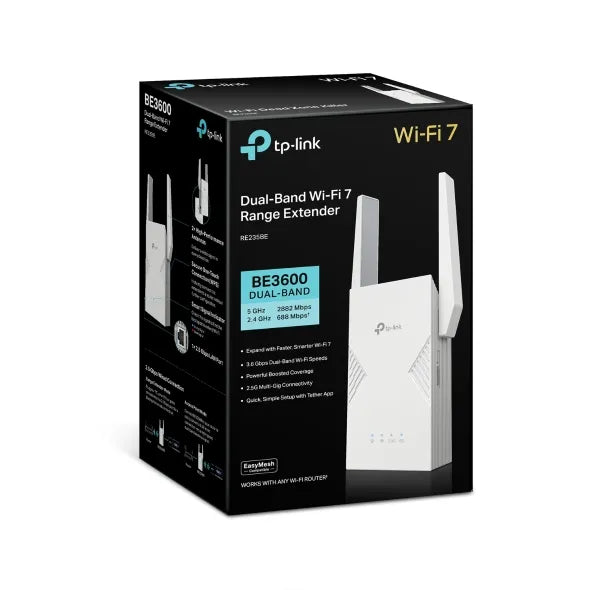 TP-Link BE3600 Wi-Fi 7 Range Extender