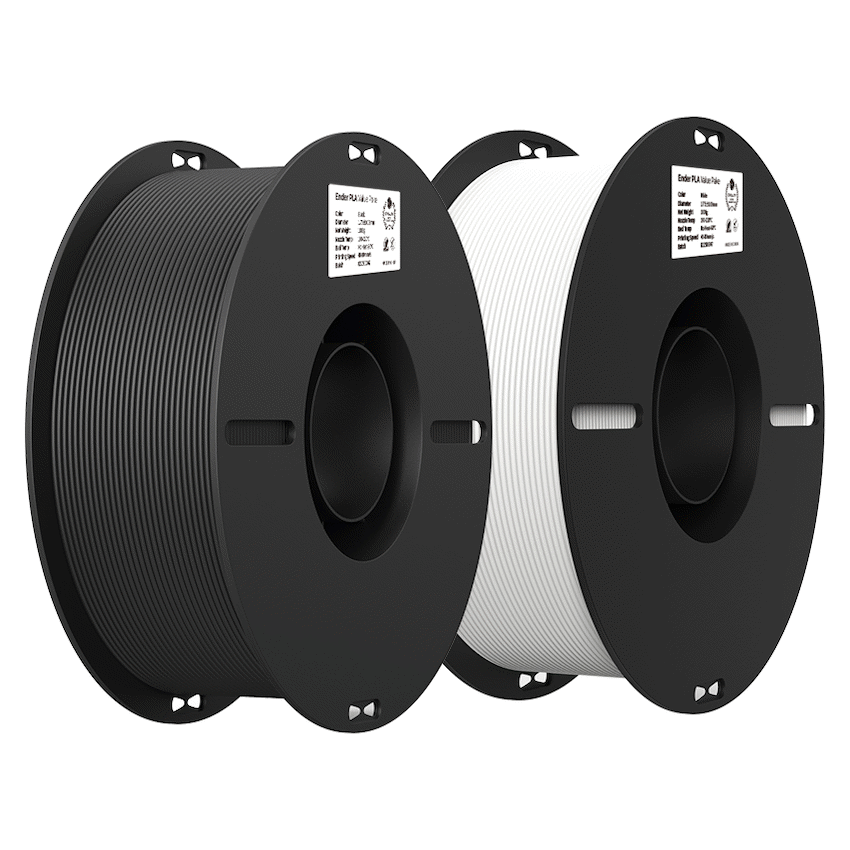 Ender PLA Value Pack (Black & White) 2kg