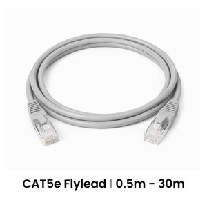 Cattex CAT5e Grey Leads 3m - Networking