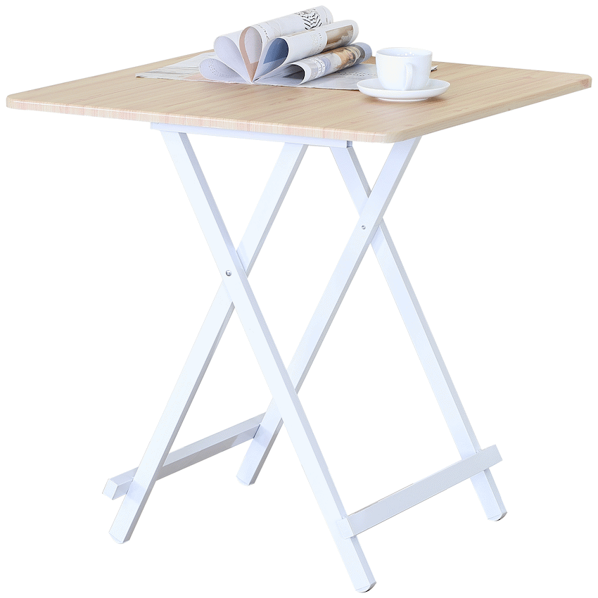 Everfurn Nyla Folding Dining Table - Oak - Guards On Duty Shop & Security Guards