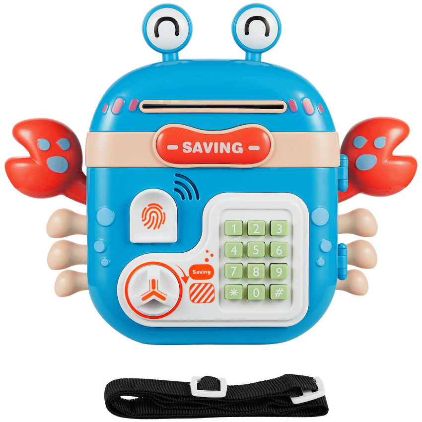 Volkano Kids Robo Vault Claw Series Kids Money Saving Vault - Blue