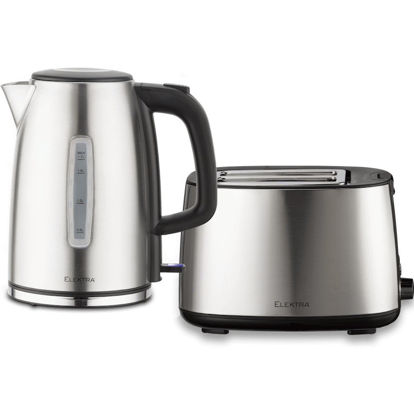 Elektra Kettle and Toaster Breakfast Set - Stainless Steel - Guards On Duty Shop & Security Guards