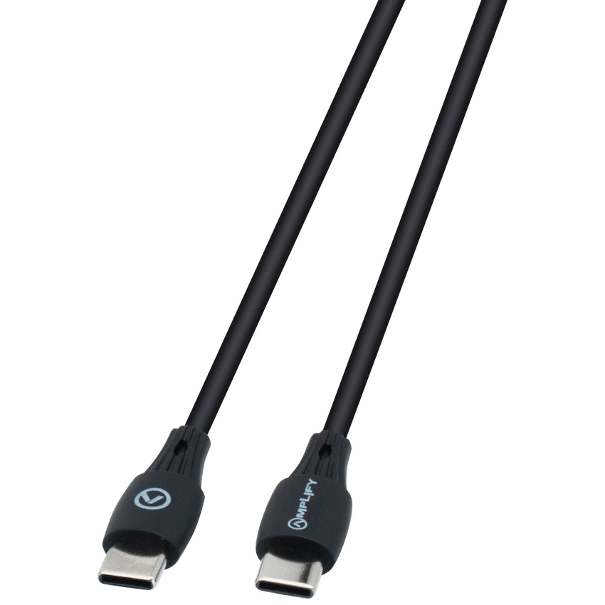 Amplify Type-C to Type-C Cable 1.2m - Black - Guards On Duty Shop & Security Guards