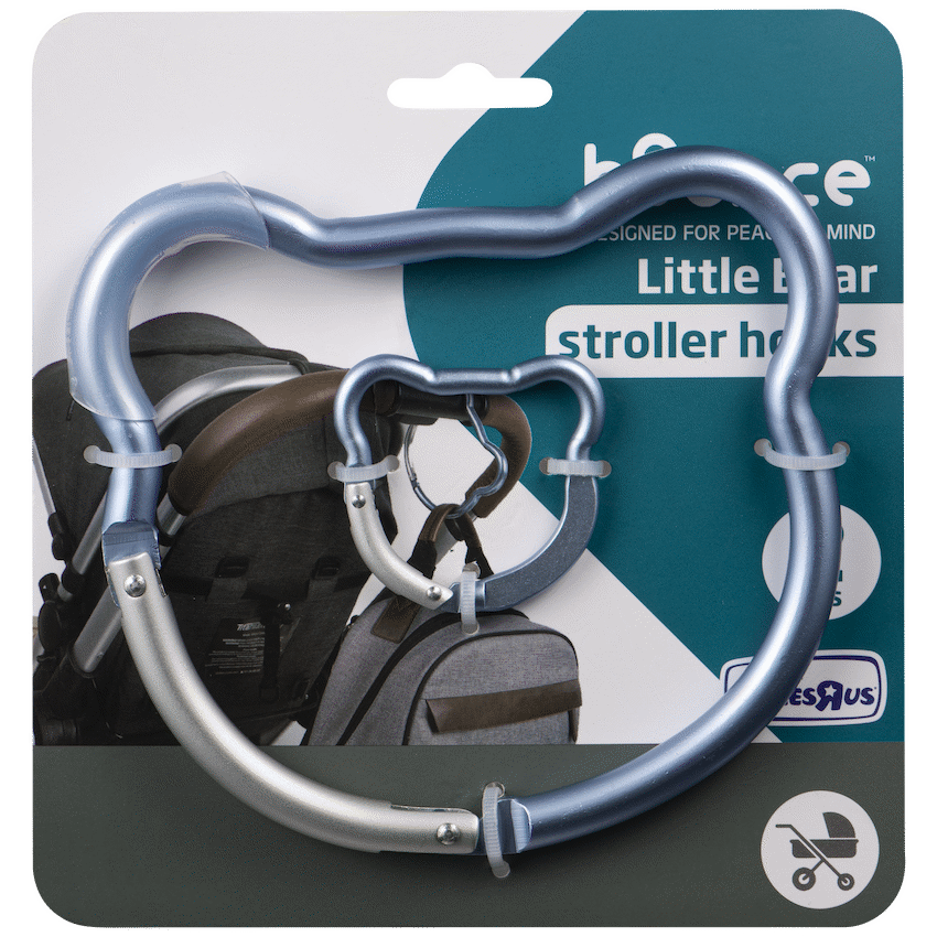 Bounce Stroller Hook 2pk Bear Blue - Guards On Duty Shop & Security Guards