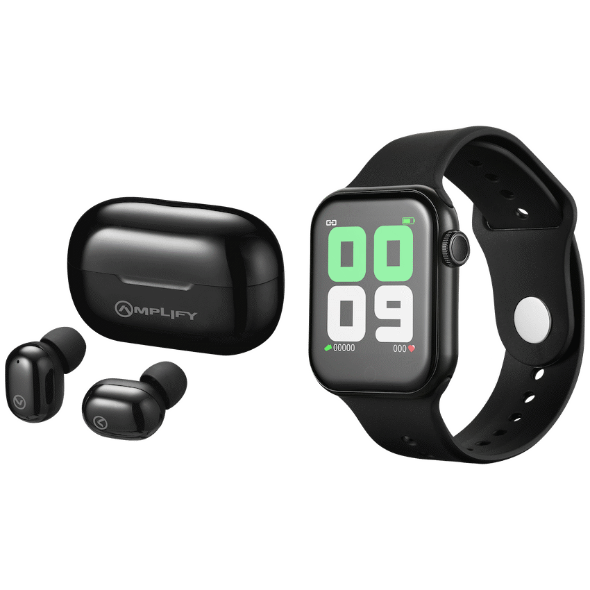 Amplify TWS Pods + Fitness Watch - Black - Guards On Duty Shop & Security Guards