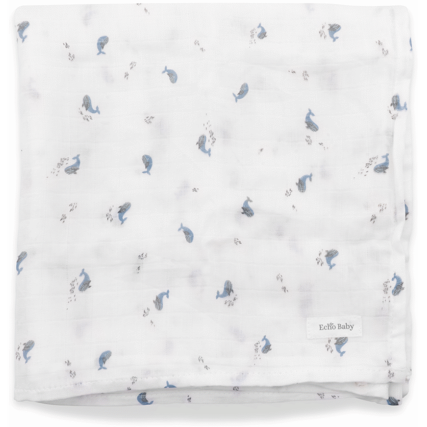 Echo Baby Muslin Swaddle Blanket - Ocean - Guards On Duty Shop & Security Guards