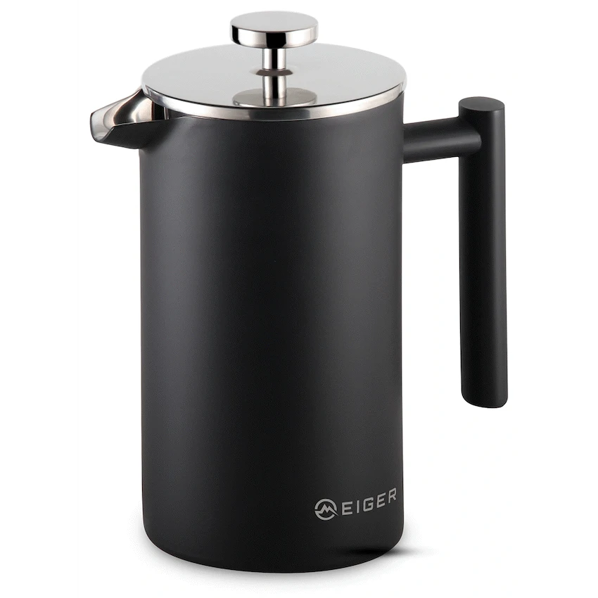 TOSCA SERIES DOUBLE WALL COFFEE PRESS MATT BLACK 700ml - Guards On Duty Shop & Security Guards