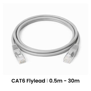 Cattex CAT6 Leads Grey 10m - Networking