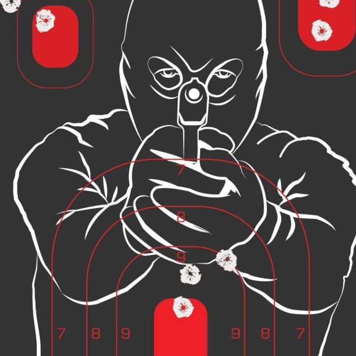 ALLEN BAD GUY TARGET 12X18 5 PACK ALLEN BAD GUY TARGET 12X18 5 PACK
