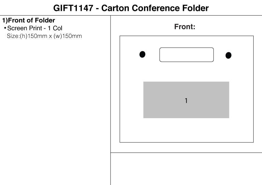 Carton Conference Folder