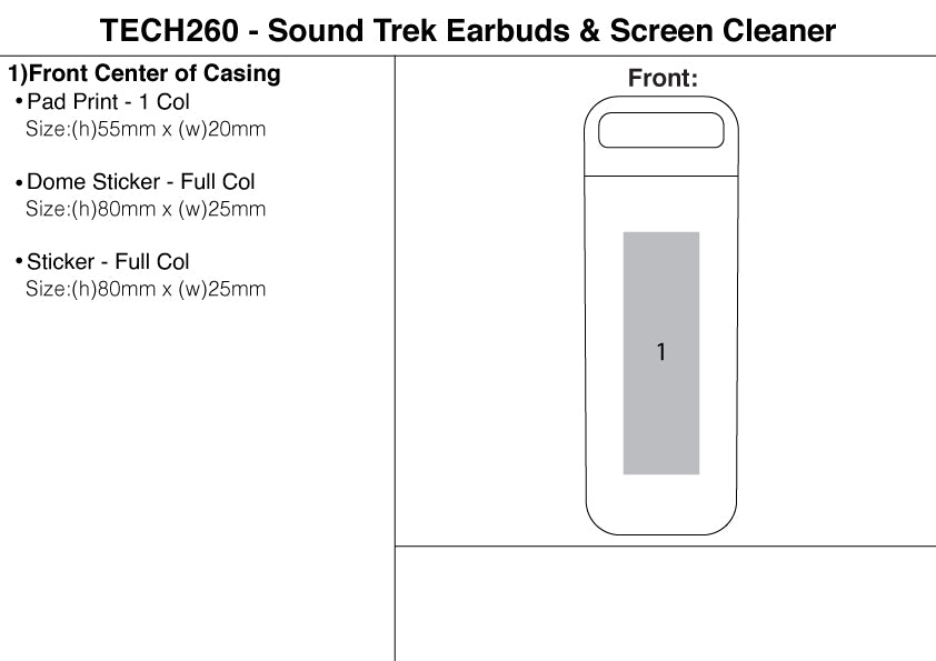 Sound Trek Earbuds & Screen Cleaner