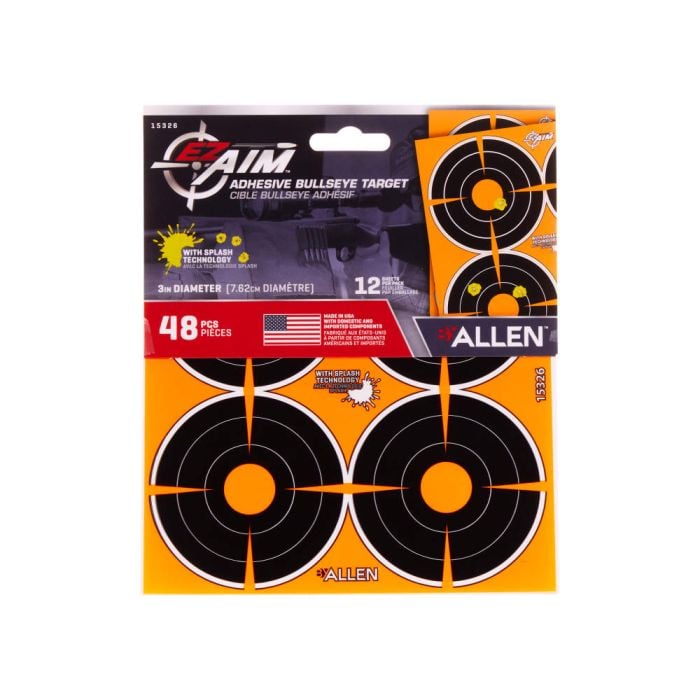 ALLEN EZ AIM ADHESIVE SPLASH BULLS EYE 3IN