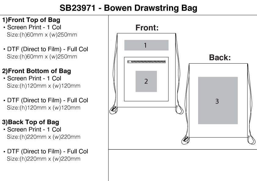 Bowen Drawstring Bag