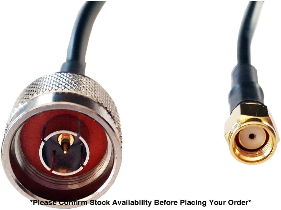 1M SMA R/P to N-Type Male LMR Cable