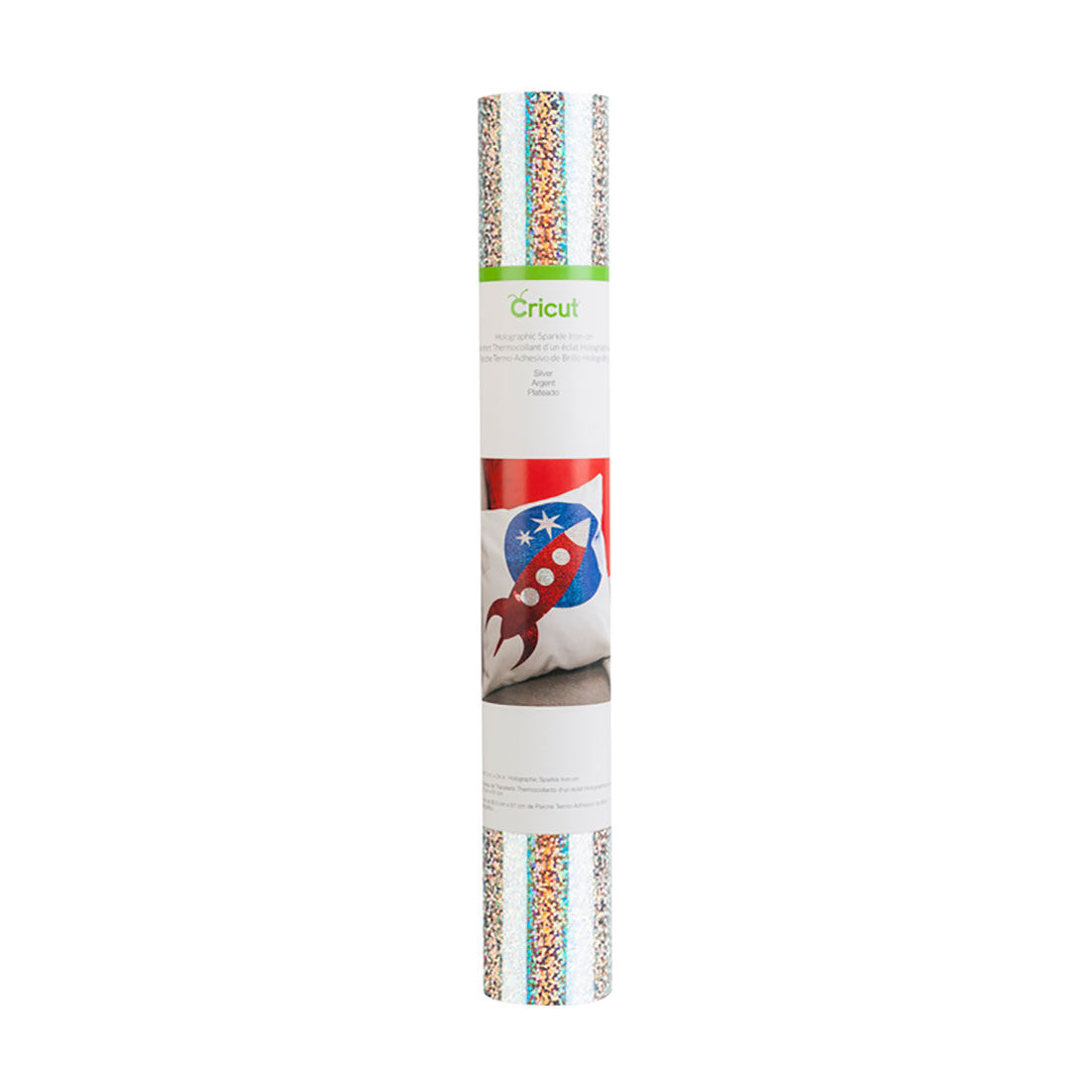 2004140 - Cricut Holographic Sparkle Iron-On 30x60cm (Silver)