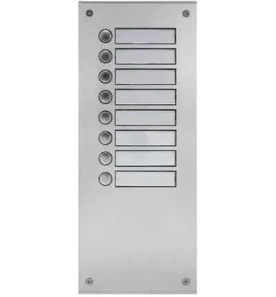 Commax 8 Button Apartment Add-On Panel