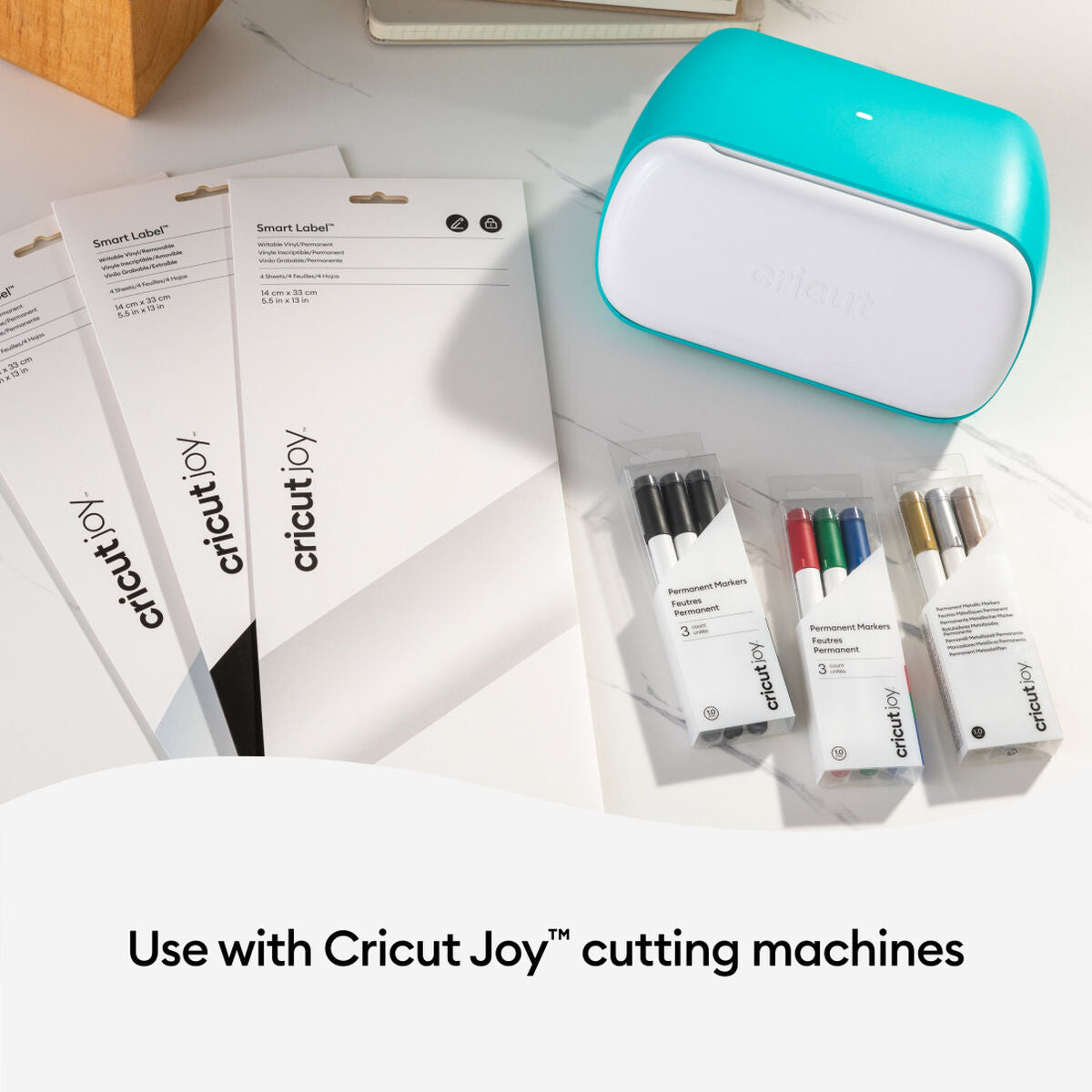 2010001 - Cricut Joy Removable Smart Vinyl Write White 4 sheets 14x33cm