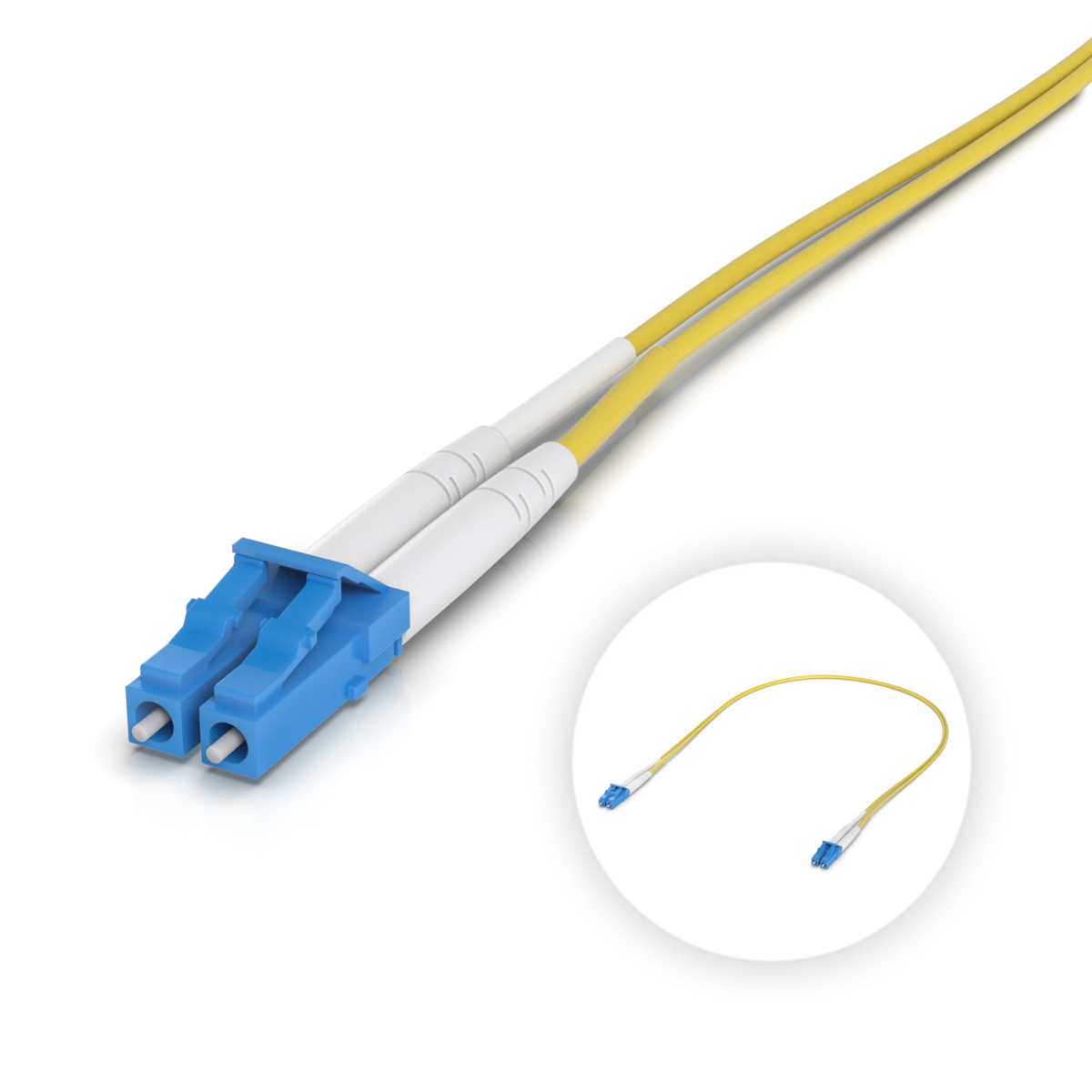 Ubiquiti UniFi OS2 Duplex LC UPC Fiber Patch Cables, 1m, 50-pack | UACC-OFC-S2-LULU-1M-50