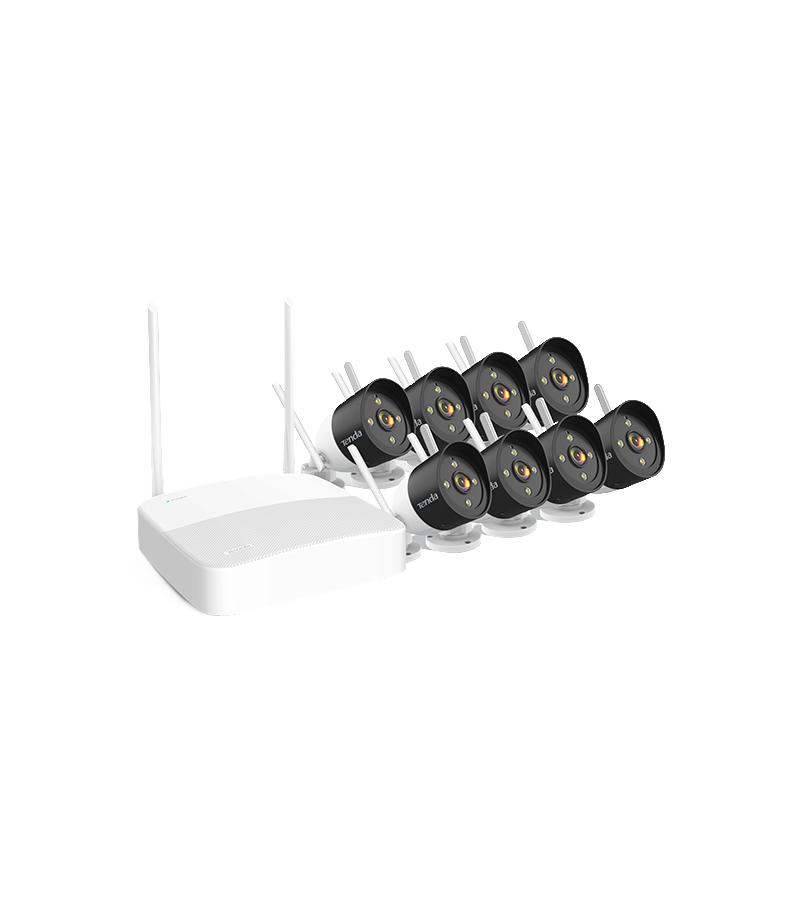 TENDA 8 Channel 3mp Wi-Fi Camera Kit