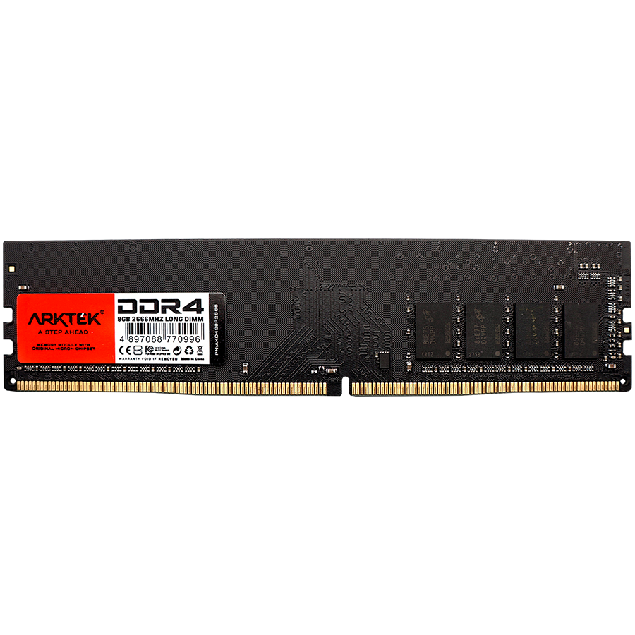 Arktek Memory 8GB DDR4 PC-3200 DIMM RAM Module for PC Desktop