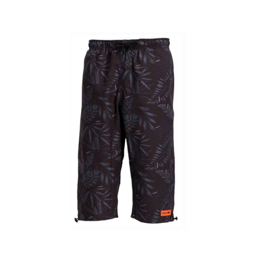 Sniper Africa Black Rain Forest Men's 3/4 Swim Shorts - L