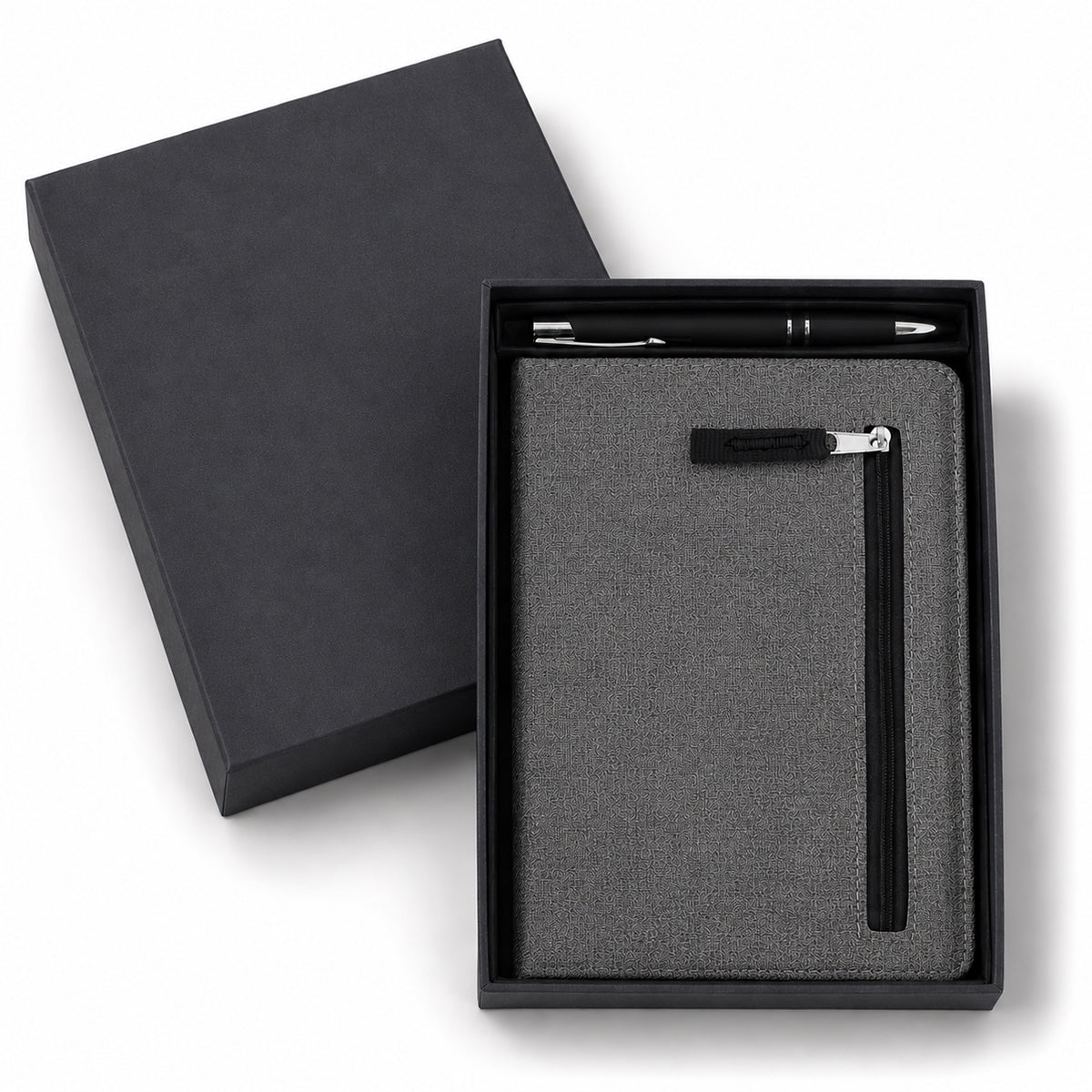 Hadley Notebook & Pen Gift Set - Black