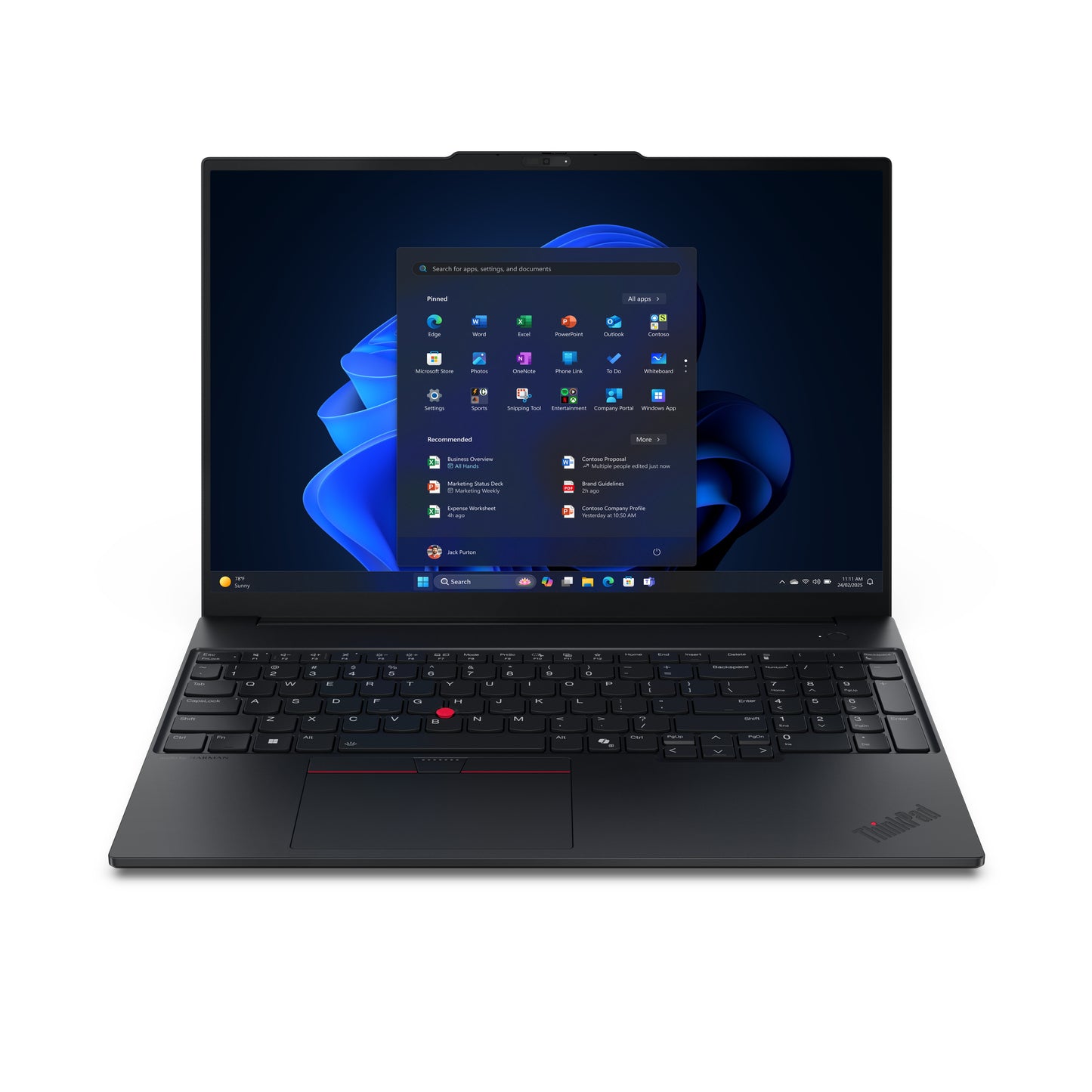 Lenovo E16 G3 LNL U7 256V16GB 512GB 16in WUXGA Notebook - Guards On Duty Shop & Security Guards