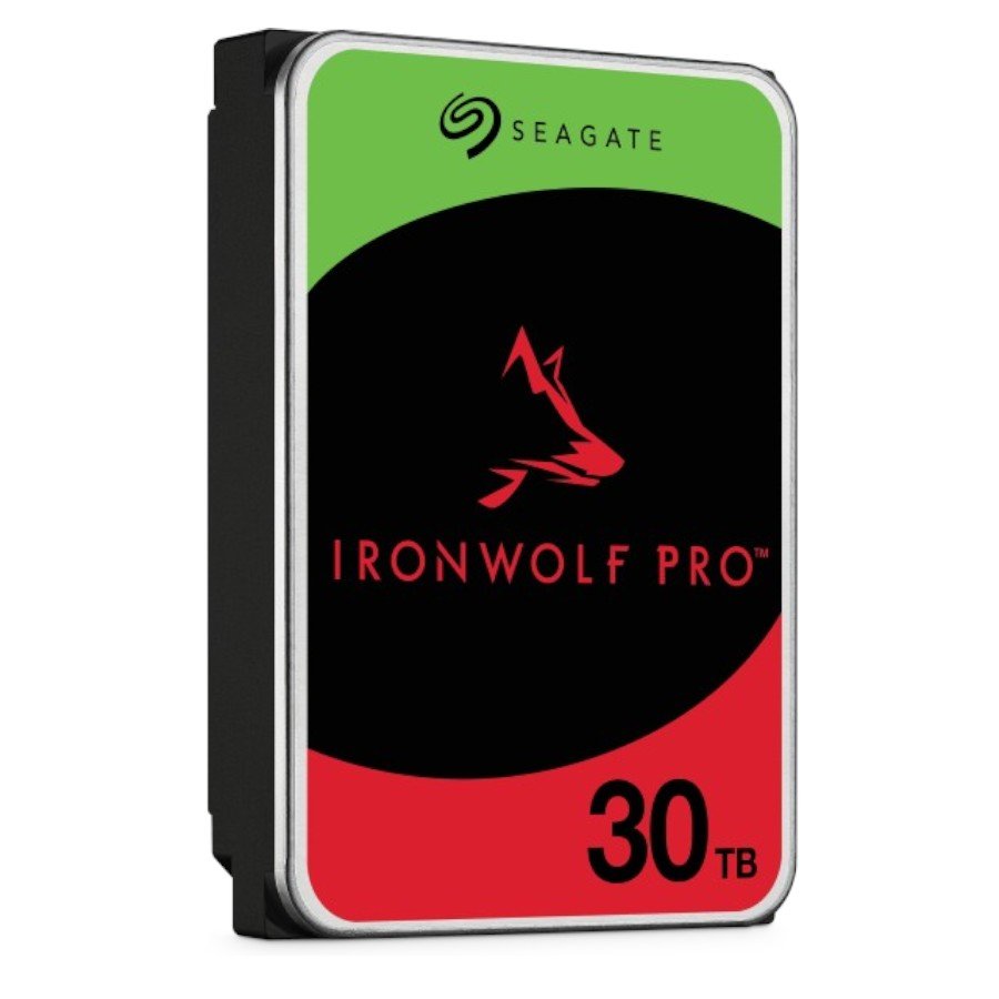 Seagate Ironwolf Pro ST30000NT011 30TB 3.5'' HDD NAS Drives 7200 RPM; SATA 6GB/s Interface; 256MB Cache;550TB/Year; Unlimited Ba