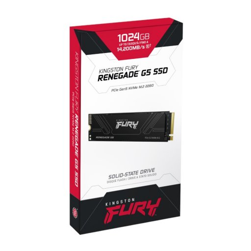 Kingston FURY 8192Gb 3D NAND TLC PCIe Gen5 x4 R/W up to 14,800/14,000MB/s Random 4K IOPS up to 2,200K/2,200K M.2 2280 SSD
