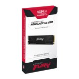 Kingston FURY 8192Gb 3D NAND TLC PCIe Gen5 x4 R/W up to 14,800/14,000MB/s Random 4K IOPS up to 2,200K/2,200K M.2 2280 SSD