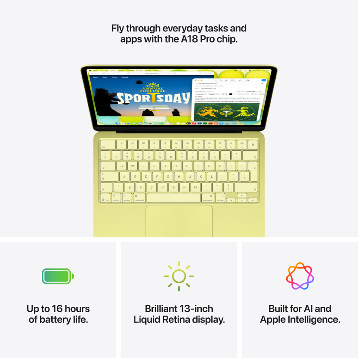 13-INCH MACBOOK NEO: APPLE A18 PRO CHIP WITH 6 CORE CPU AND 5 CORE GPU, 8GB, 256GB SSD - BLUSH