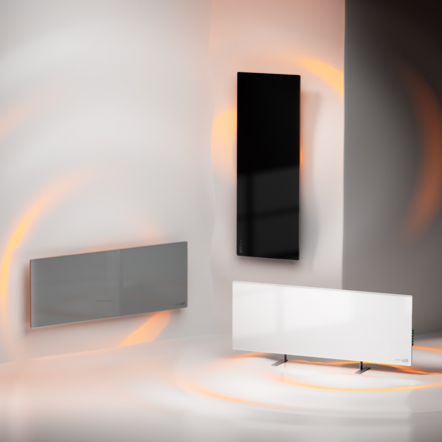 AENO GH5S Premium Eco Smart Heater, LED Display, 700W, SA Plug (M), Grey