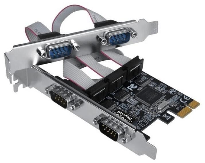 VANTEC UGT-PCE40SR 4 PORT SERIAL RS32 PCIe CARD