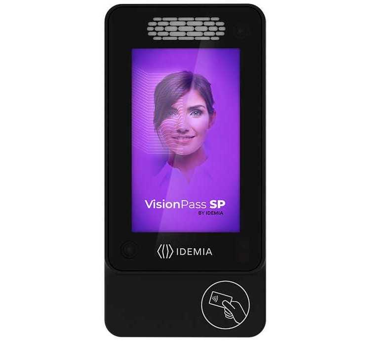 Idemia VisionPass SP MD, 2D Stereovision System with Mifare Desfire reader (Ident 1:10 000 persons) (extendable to 50 000)