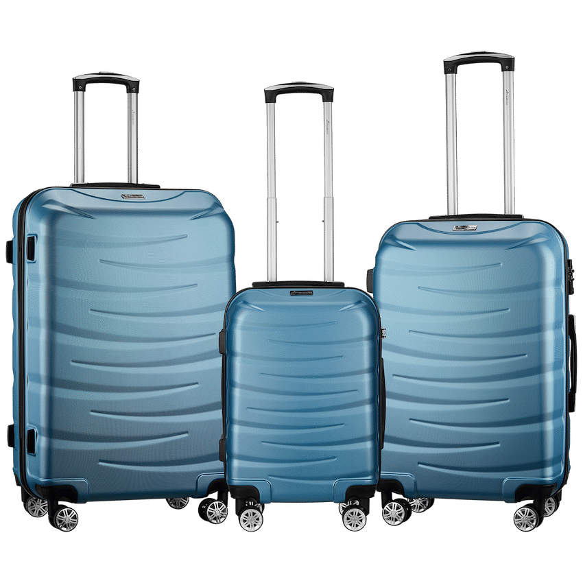 Travelwize Arrow ABS 3Pc Luggage Set - Seafoam.