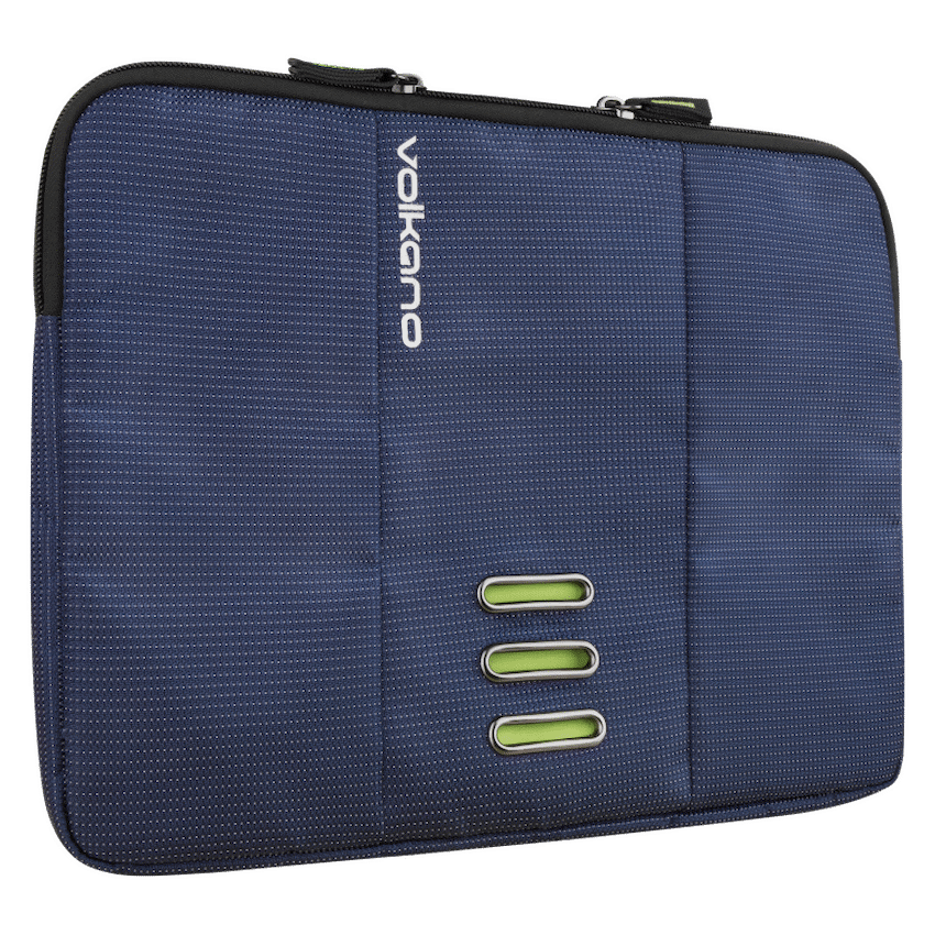 Volkano Latitude Laptop Sleeve 15.6" - Navy/Lime