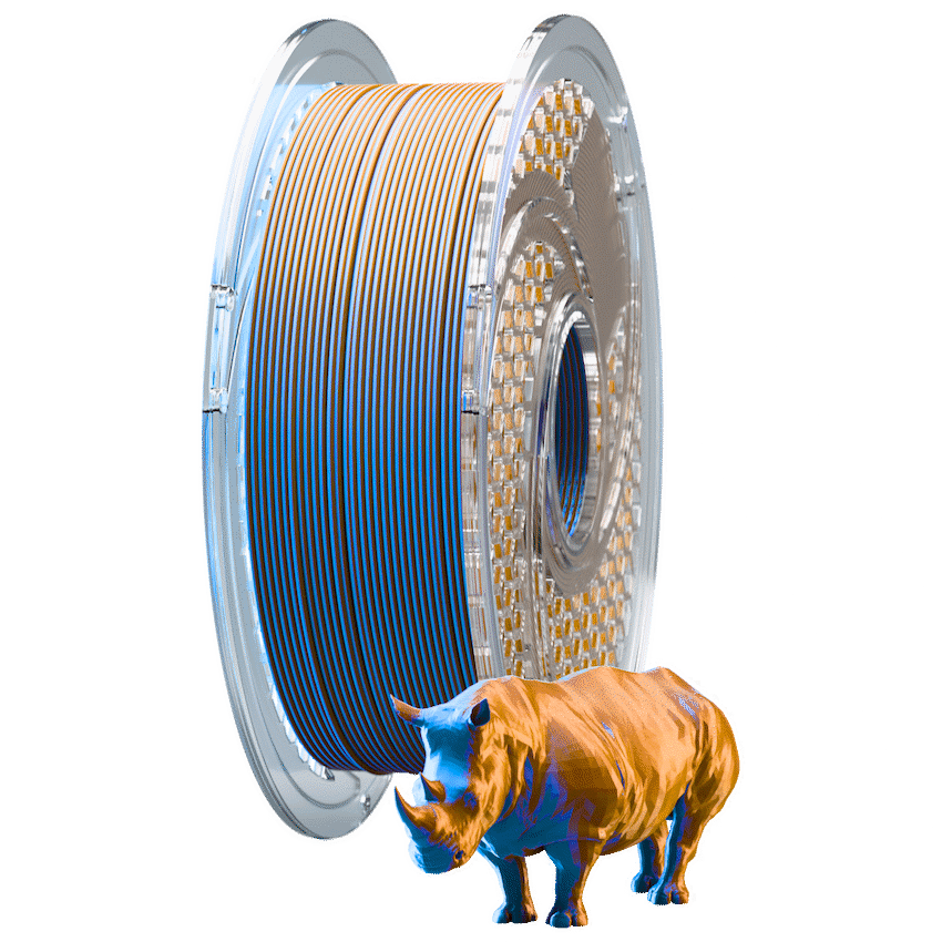 SA Filament Dual Silk PLA - Tropical Sunset (750g, 1.75mm)