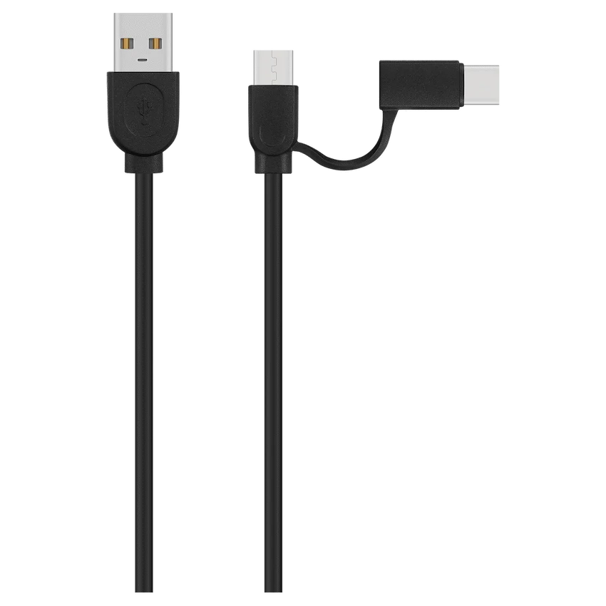 Rocka Fleet Series QC3.0 + PD Car Charger, 30W, with cable